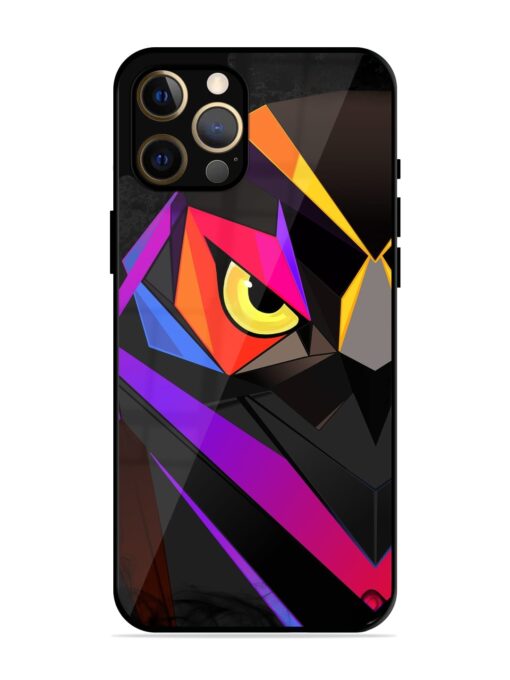 Wpap Owl Glossy Metal Phone Cover for Apple Iphone 12 Pro Max Zapvi