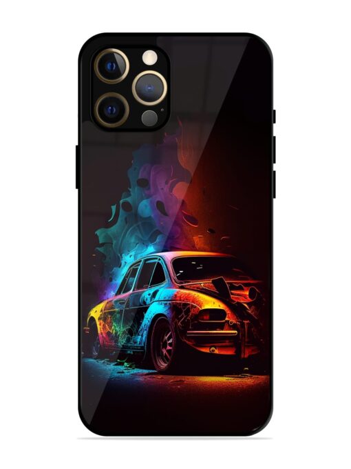 High Classic Car Art Glossy Metal Phone Cover for Apple Iphone 12 Pro Max