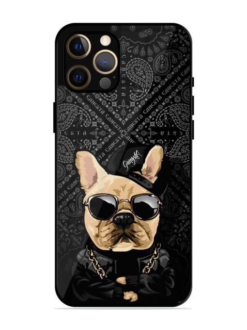 Gangsta Cool Sunmetales Dog Glossy Metal Phone Cover for Apple Iphone 12 Pro Max