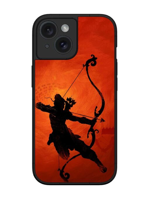 Illustration Lord Rama Glossy Metal Phone Cover for Apple Iphone 15 Zapvi