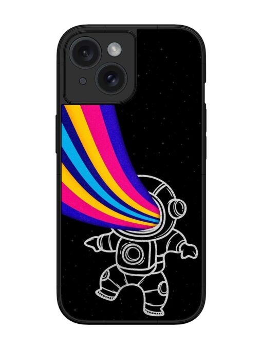 Astronaut Glossy Metal TPU Phone Cover for Apple Iphone 15 Zapvi