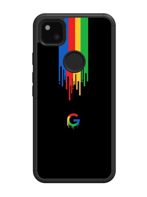 Google Logo Glossy Metal Phone Cover for Google Pixel 4A Zapvi