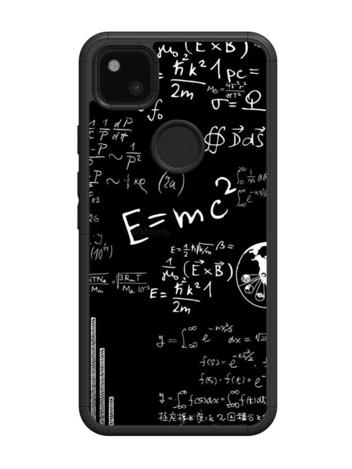 E=Mc2 Mass?Energy Equivalence Glossy Metal Phone Cover for Google Pixel 4A Zapvi