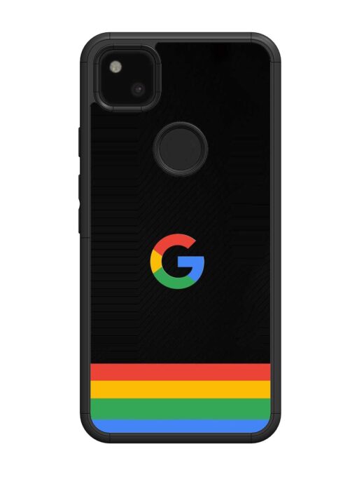 Google Logo Art Glossy Metal Phone Cover for Google Pixel 4A Zapvi