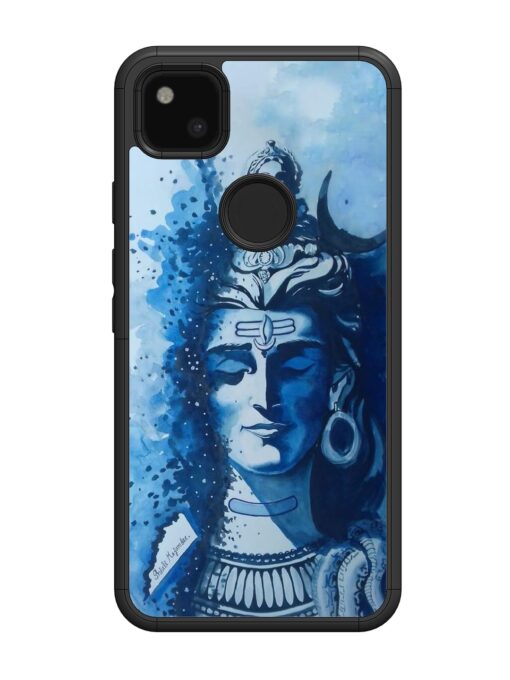 Shiv Art Glossy Metal Phone Cover for Google Pixel 4A Zapvi