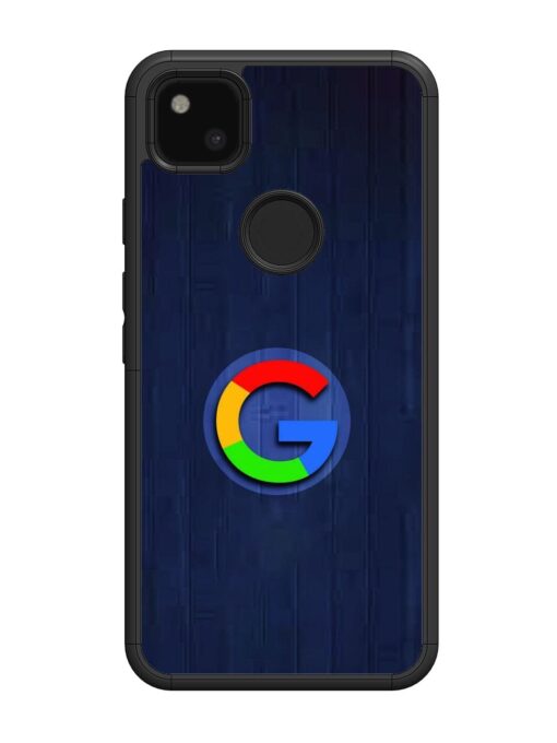 Google Logo Printed Glossy Metal TPU Phone Cover for Google Pixel 4A Zapvi