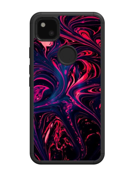 Abstract Background Glossy Metal Phone Cover for Google Pixel 4A Zapvi