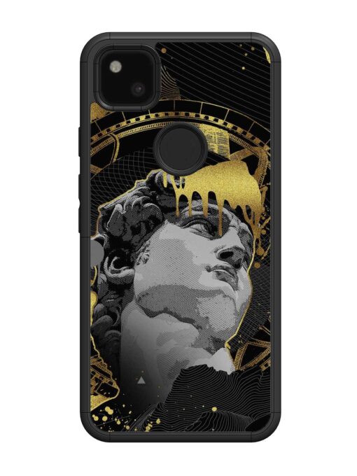 Roman Face Glossy Metal Phone Cover for Google Pixel 4A Zapvi