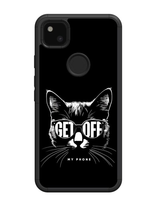 Get Off Glossy Metal TPU Phone Cover for Google Pixel 4A