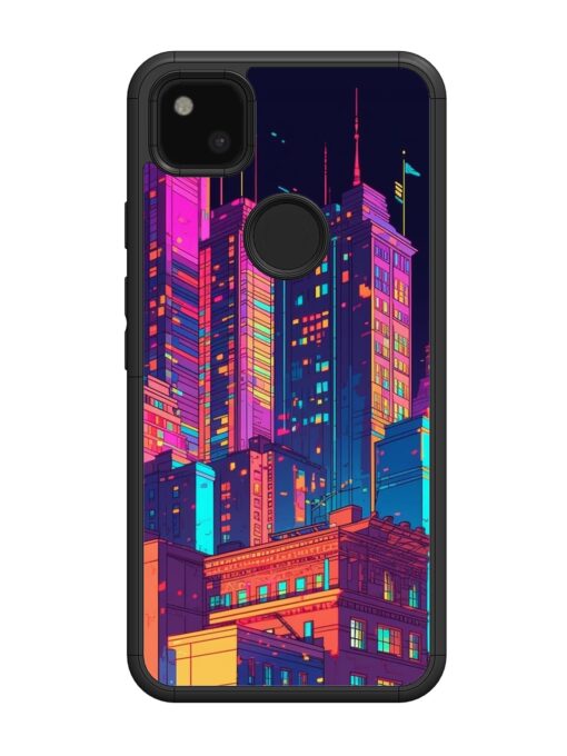 City View Glossy Metal Phone Cover for Google Pixel 4A Zapvi