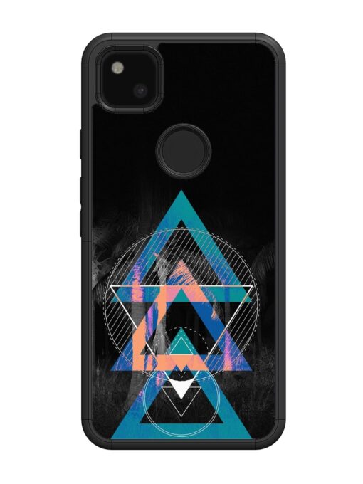 Indie Cross Glossy Metal Phone Cover for Google Pixel 4A Zapvi