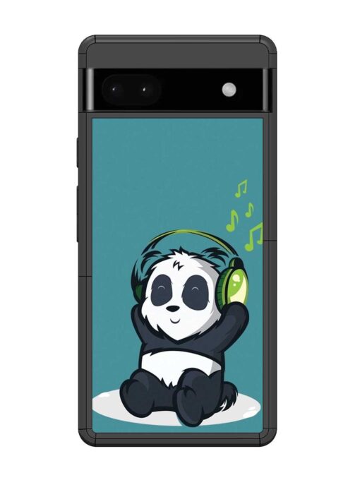 Music Panda Glossy Metal Phone Cover for Google Pixel 6A Zapvi