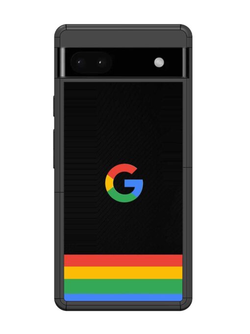 Google Logo Art Glossy Metal Phone Cover for Google Pixel 6A Zapvi