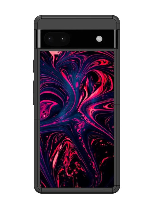 Abstract Background Glossy Metal Phone Cover for Google Pixel 6A Zapvi