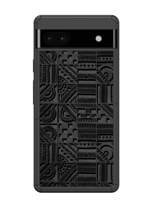 Seamless Pattern Glossy Metal Phone Cover for Google Pixel 6A Zapvi