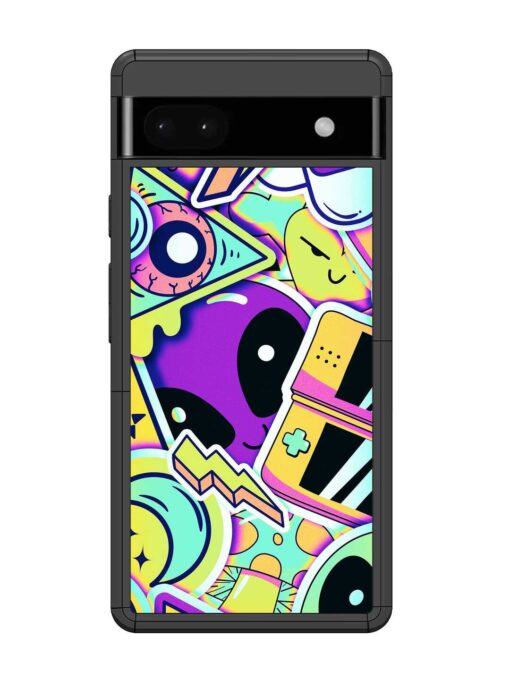 Scratch Art Glossy Metal Phone Cover for Google Pixel 6A Zapvi