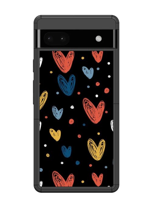 Happy Valentines Day Glossy Metal TPU Phone Cover for Google Pixel 6A Zapvi