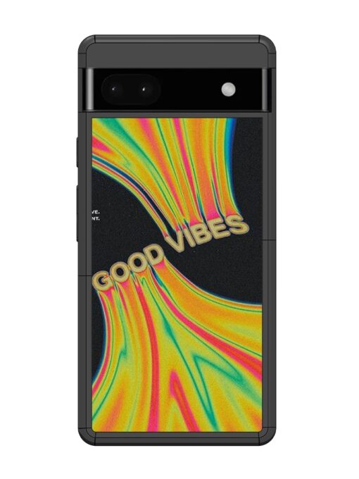 Good Vibes Glossy Metal Phone Cover for Google Pixel 6A Zapvi