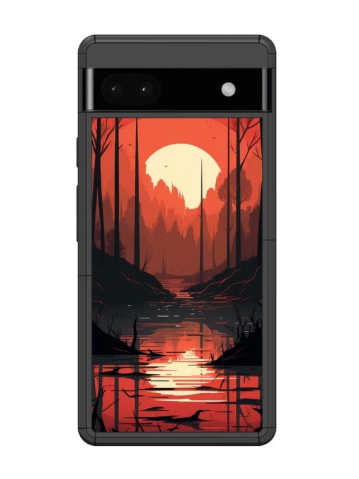 Natural Landscape Glossy Metal Phone Cover for Google Pixel 6A Zapvi