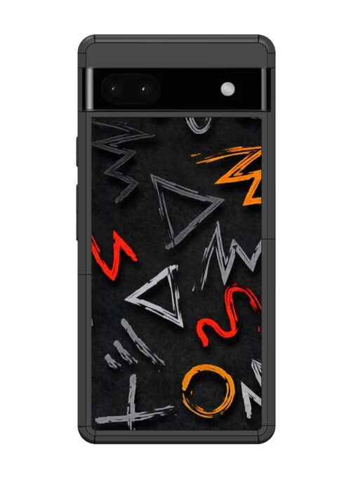 Grungy Graffiti Glossy Metal Phone Cover for Google Pixel 6A Zapvi