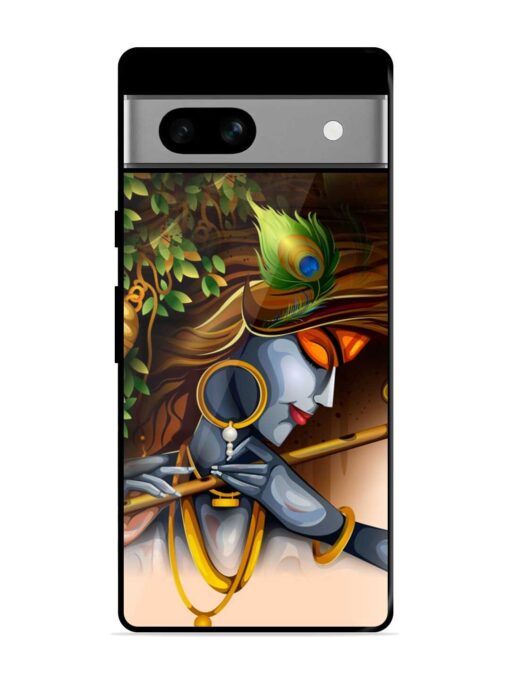 Krishna Glossy Metal Phone Cover for Google Pixel 7A