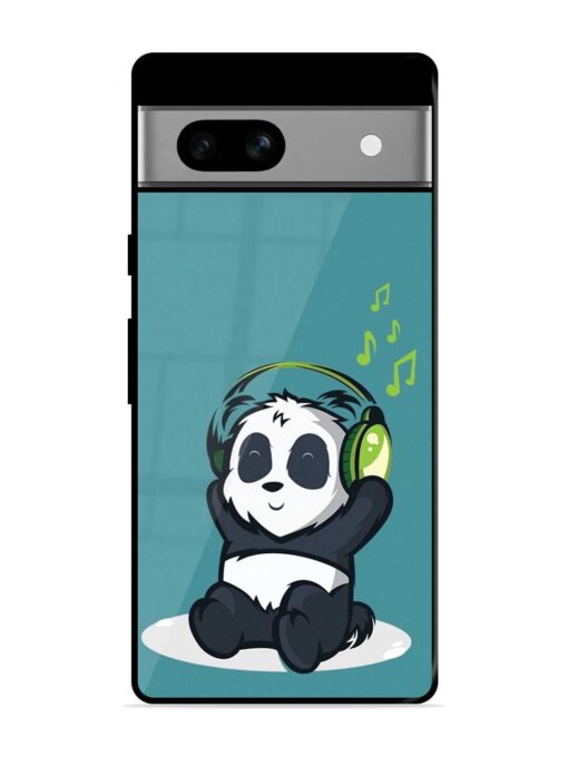 Music Panda Glossy Metal Phone Cover for Google Pixel 7A Zapvi