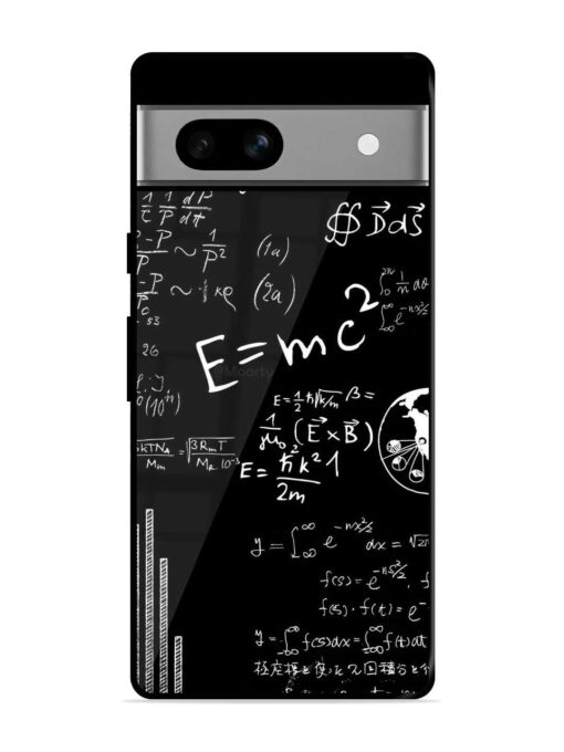 E=Mc2 Mass?Energy Equivalence Glossy Metal Phone Cover for Google Pixel 7A Zapvi