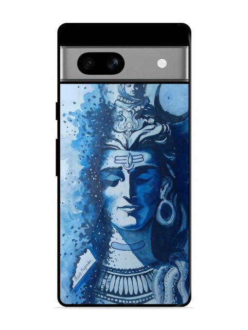 Shiv Art Glossy Metal Phone Cover for Google Pixel 7A Zapvi