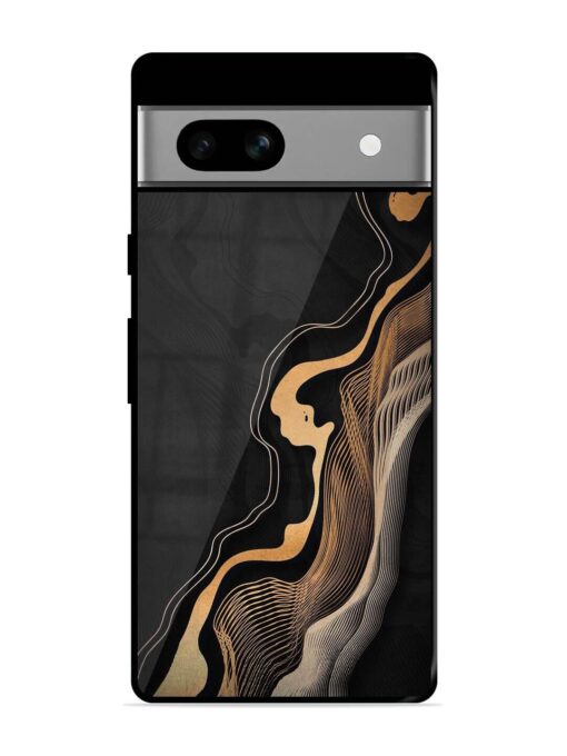 Abstract Art Glossy Metal TPU Phone Cover for Google Pixel 7A