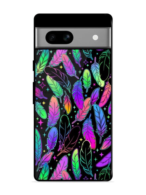 Bright Multi Colored Seamless Glossy Metal Phone Cover for Google Pixel 7A Zapvi