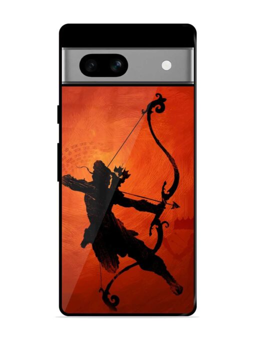 Illustration Lord Rama Glossy Metal Phone Cover for Google Pixel 7A Zapvi