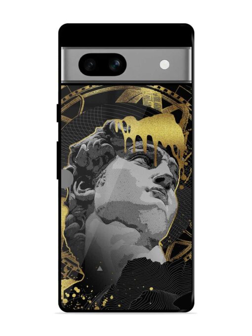 Roman Face Glossy Metal Phone Cover for Google Pixel 7A Zapvi