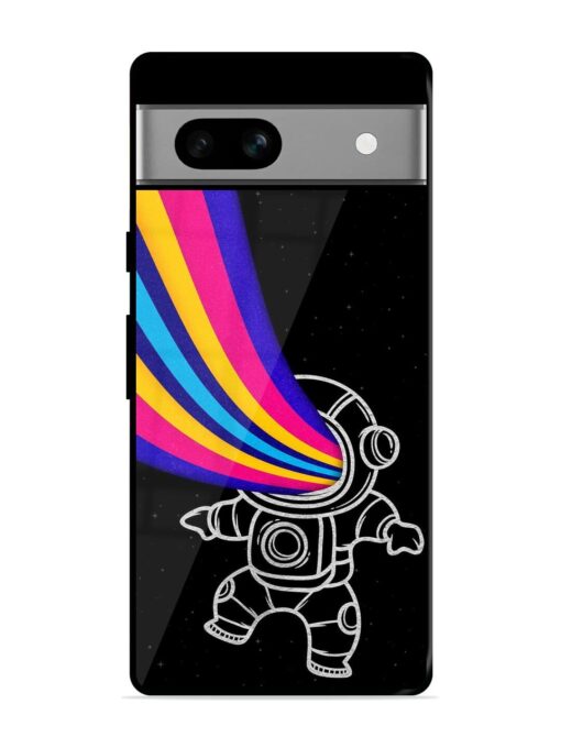 Astronaut Glossy Metal TPU Phone Cover for Google Pixel 7A