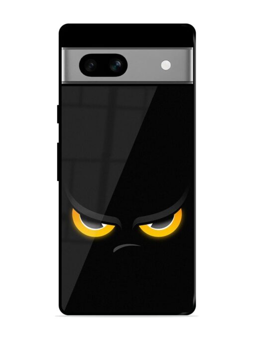 Scary Yellow Eye Glossy Metal TPU Phone Cover for Google Pixel 7A Zapvi