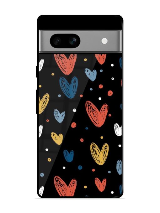 Happy Valentines Day Glossy Metal TPU Phone Cover for Google Pixel 7A