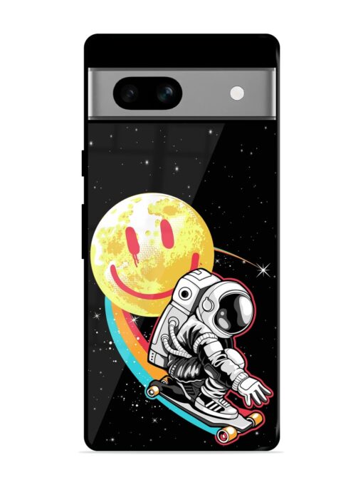 Astronaut Art Glossy Metal Phone Cover for Google Pixel 7A