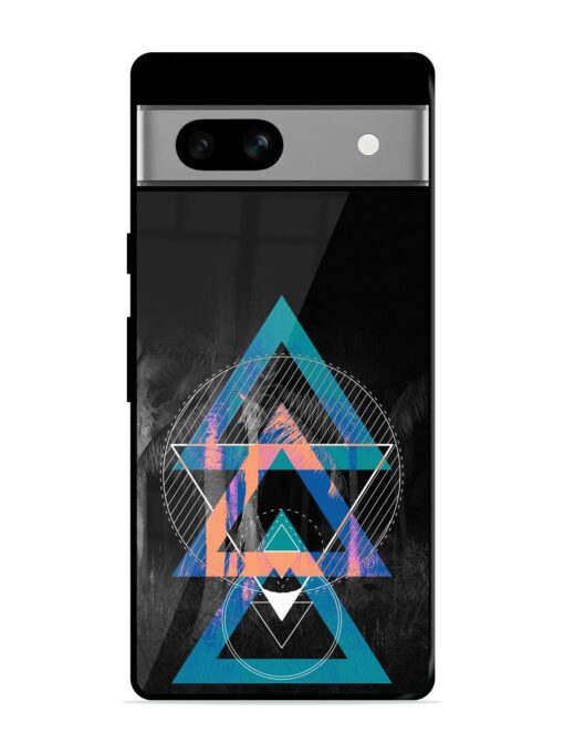 Indie Cross Glossy Metal Phone Cover for Google Pixel 7A Zapvi