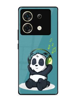 Music Panda Glossy Metal Phone Cover for Infinix Zero 30 (5G)