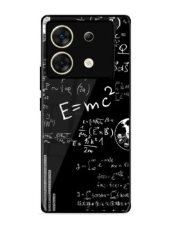 E=Mc2 Mass?Energy Equivalence Glossy Metal Phone Cover for Infinix Zero 30 (5G)