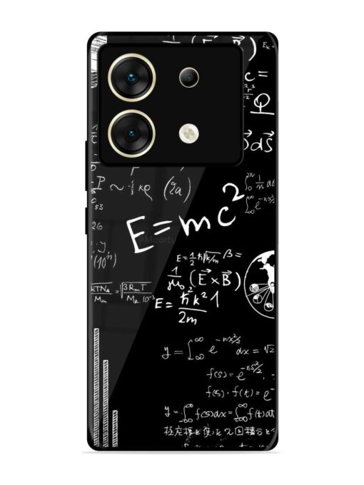 E=Mc2 Mass?Energy Equivalence Glossy Metal Phone Cover for Infinix Zero 30 (5G) Zapvi