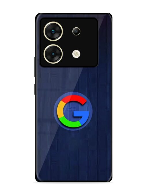 Google Logo Printed Glossy Metal TPU Phone Cover for Infinix Zero 30 (5G) Zapvi