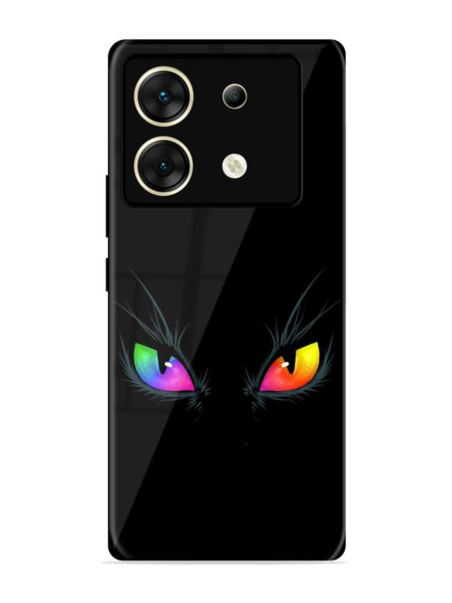 Cat Eyes Glossy Metal Phone Cover for Infinix Zero 30 (5G) Zapvi