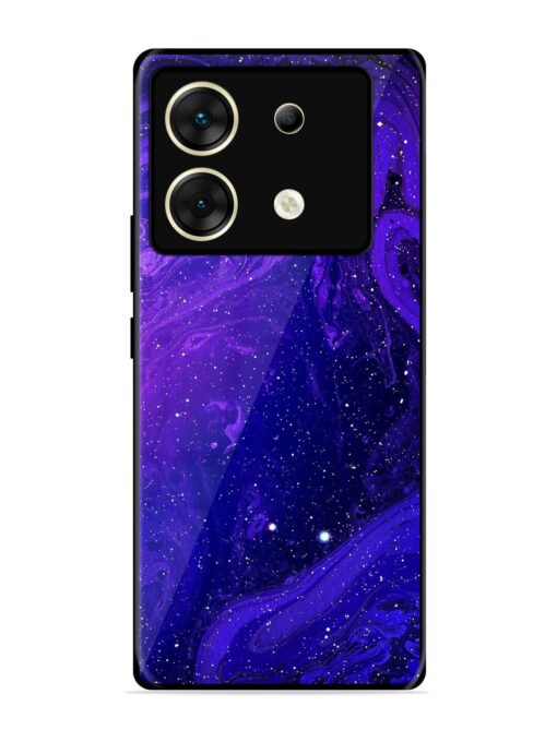 Galaxy Acrylic Abstract Art Glossy Metal Phone Cover for Infinix Zero 30 (5G) Zapvi