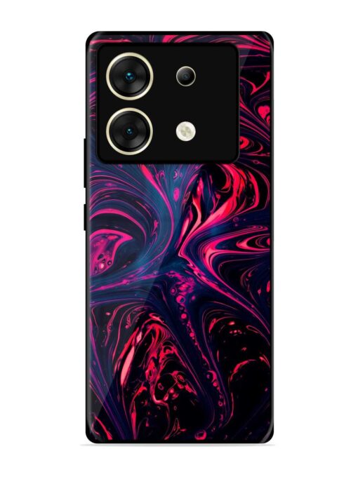 Abstract Background Glossy Metal Phone Cover for Infinix Zero 30 (5G) Zapvi