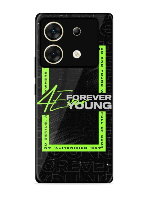 Forever Young Glossy Metal Phone Cover for Infinix Zero 30 (5G) Zapvi