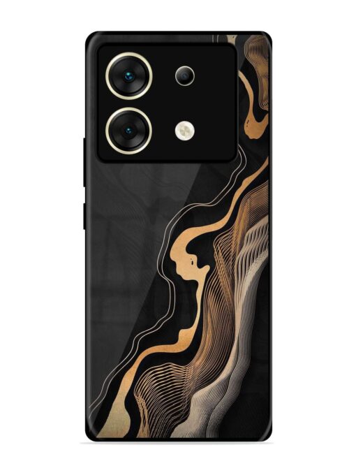 Abstract Art Glossy Metal TPU Phone Cover for Infinix Zero 30 (5G) Zapvi