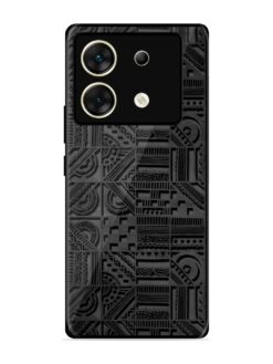Seamless Pattern Glossy Metal Phone Cover for Infinix Zero 30 (5G)
