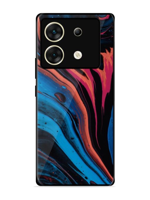 Liquefied Art Glossy Metal TPU Phone Cover for Infinix Zero 30 (5G) Zapvi