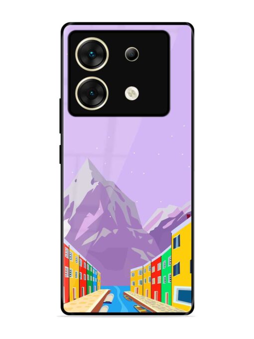 Venice City Illustration Glossy Metal Phone Cover for Infinix Zero 30 (5G) Zapvi