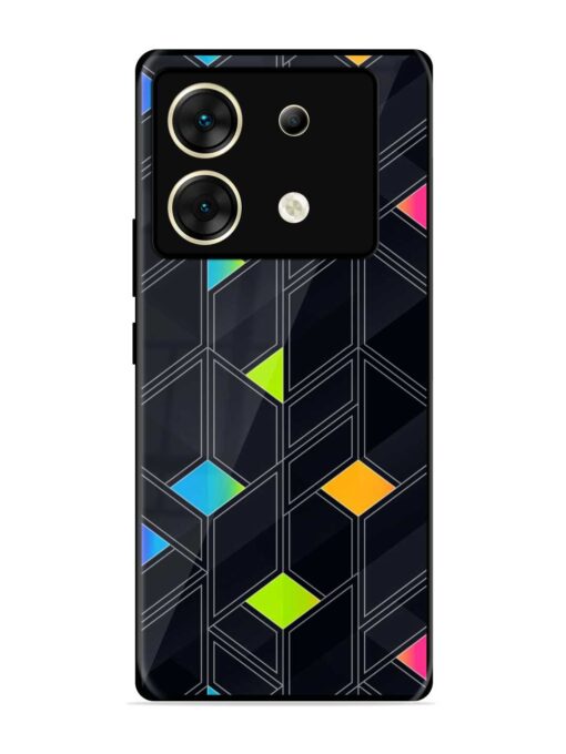 Abstract Mosaic Seamless Glossy Metal Phone Cover for Infinix Zero 30 (5G) Zapvi